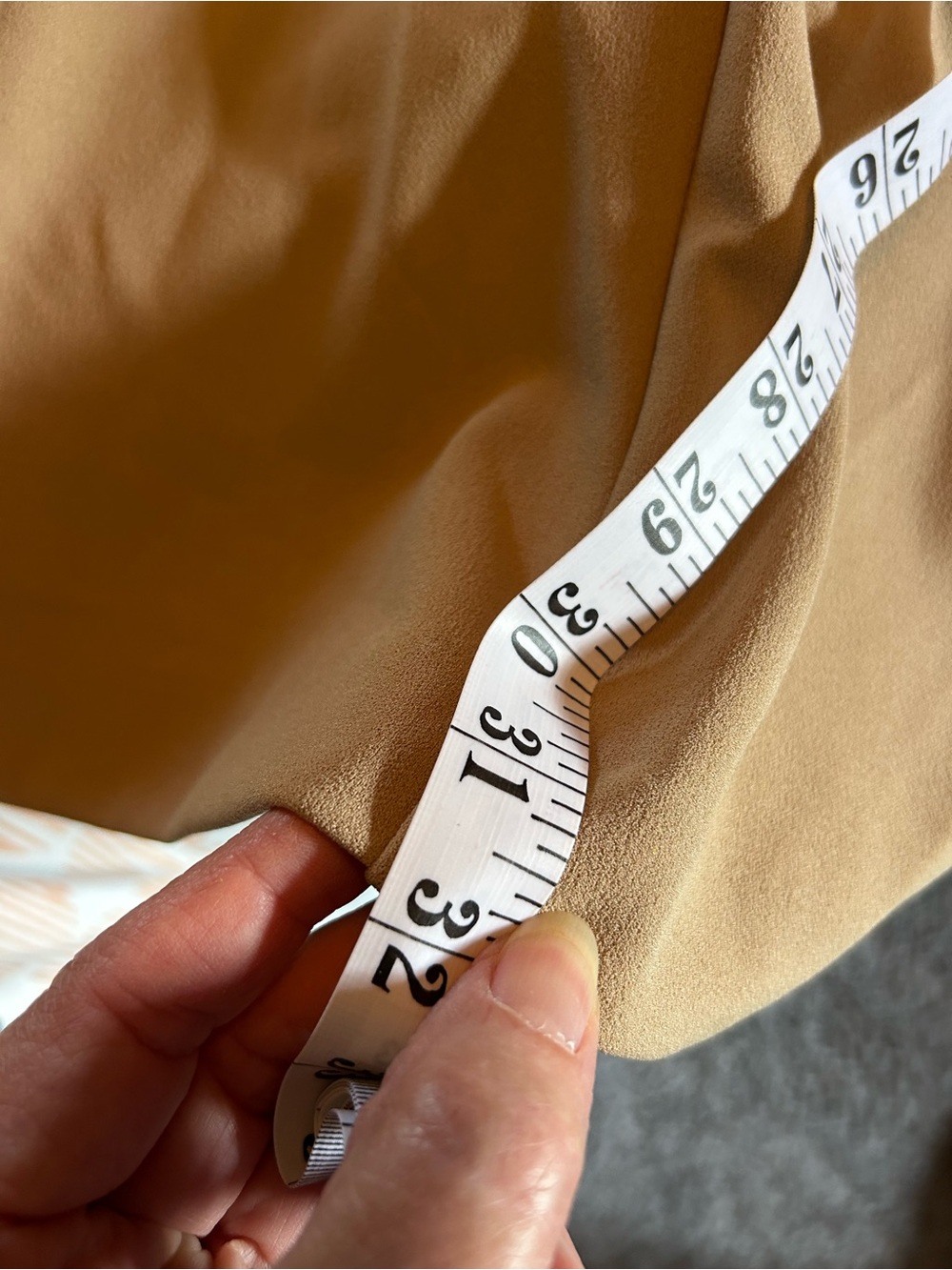 INC International Concepts Wide Leg Belted Pants in Camel - Picture 5 of 6